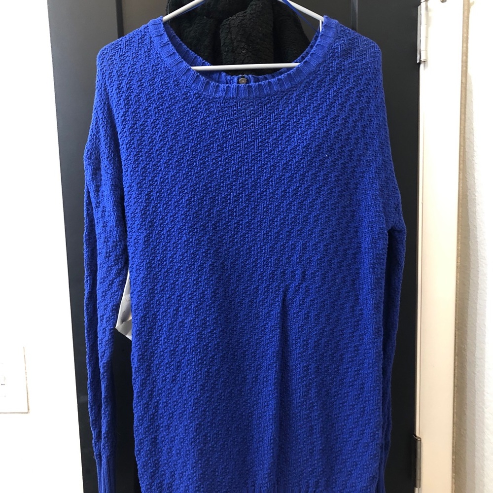 Ruby Moon Blue Tunic Sweater